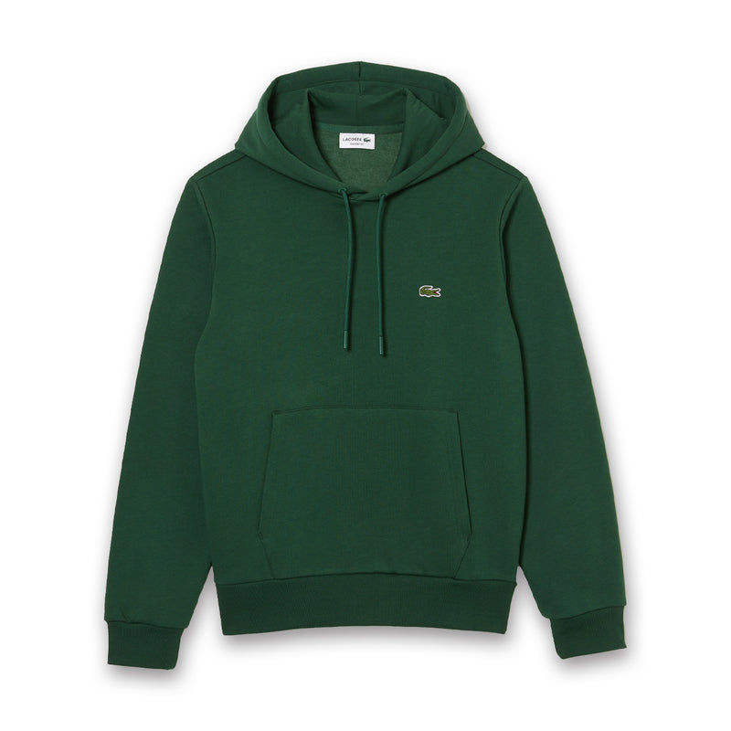 Lacoste - Fleece Hoodie in Pine Green