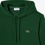 Lacoste - Fleece Hoodie in Pine Green