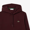 Lacoste - Fleece Hoodie in Bordeaux