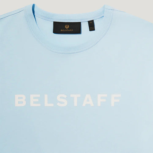 Belstaff - Staple Logo T-Shirt in Sky Blue