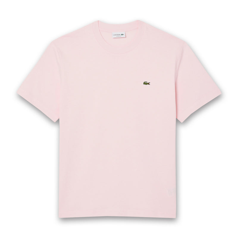 Lacoste - Cotton T-Shirt in Light Pink