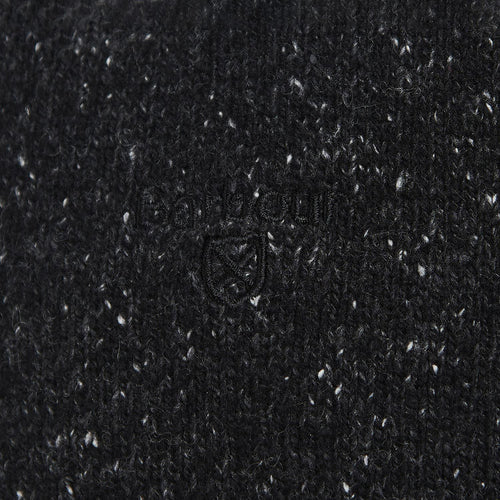 Barbour - Tisbury Half Zip Sweater in Black - Nigel Clare