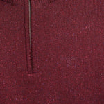 Barbour - Tisbury Half Zip Sweater in Ruby - Nigel Clare