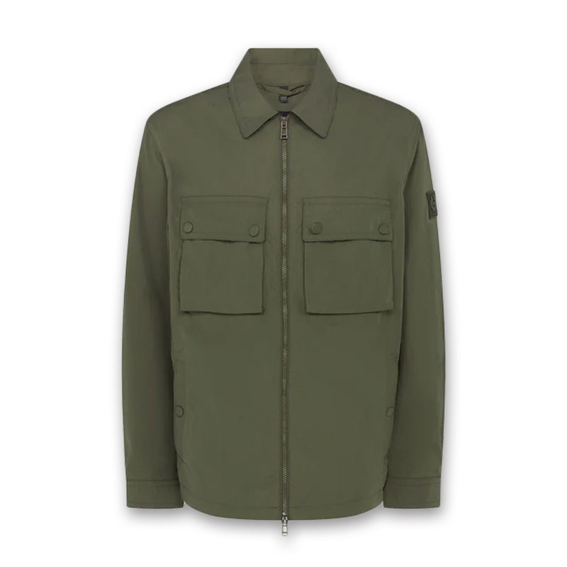 Belstaff - Tourer Overshirt in Army Olive