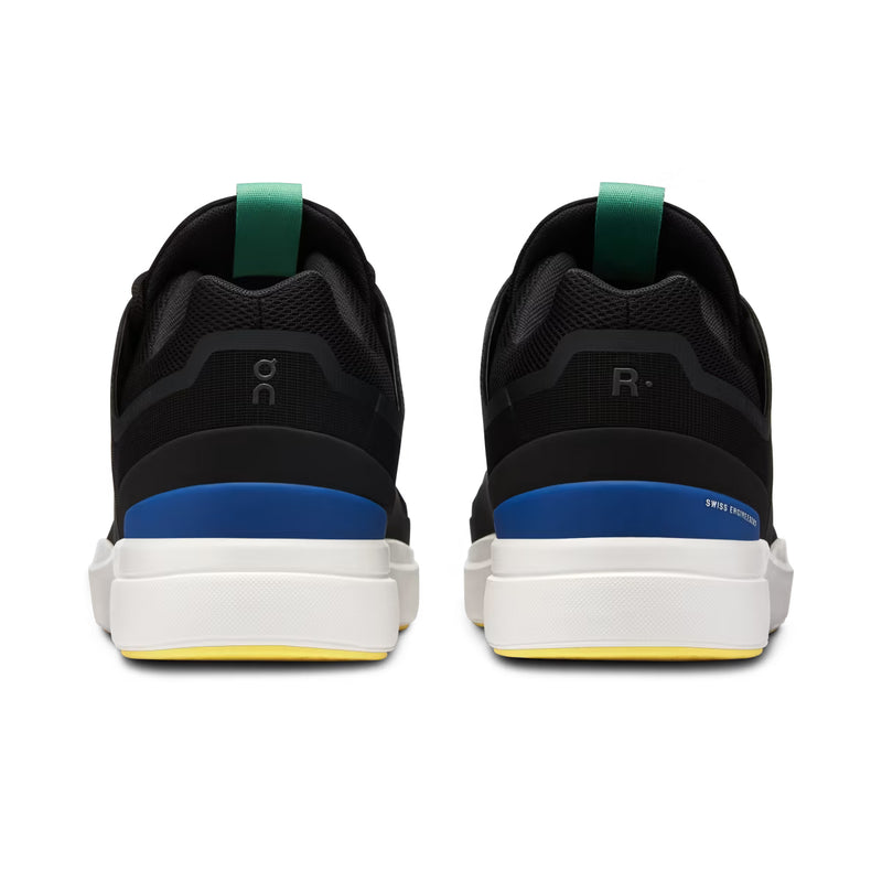 On Running - THE ROGER Spin Trainers in Black/Indigo - Nigel Clare