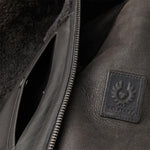 Belstaff - Tundra Lamb Shearling Leather Jacket in Forge Grey