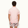 Orlebar Brown - Terry Towelling Polo in Rose - Nigel Clare