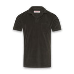 Orlebar Brown - Terry Towelling Polo in Smoked Tea - Nigel Clare