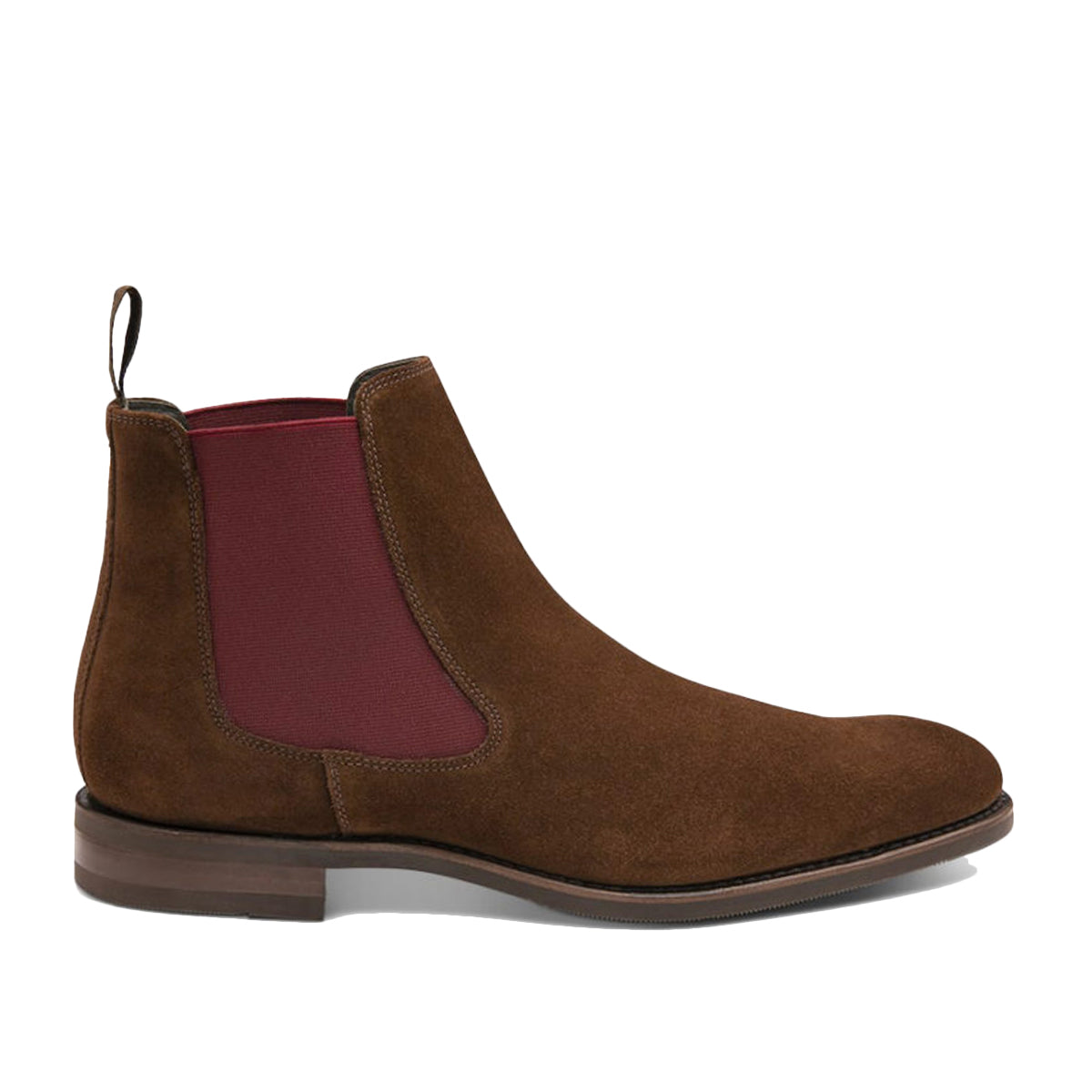 Mens dark brown 2024 suede chelsea boots