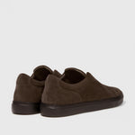 Harrys London - Aaron Velvet Suede Trainers in Dark Brown