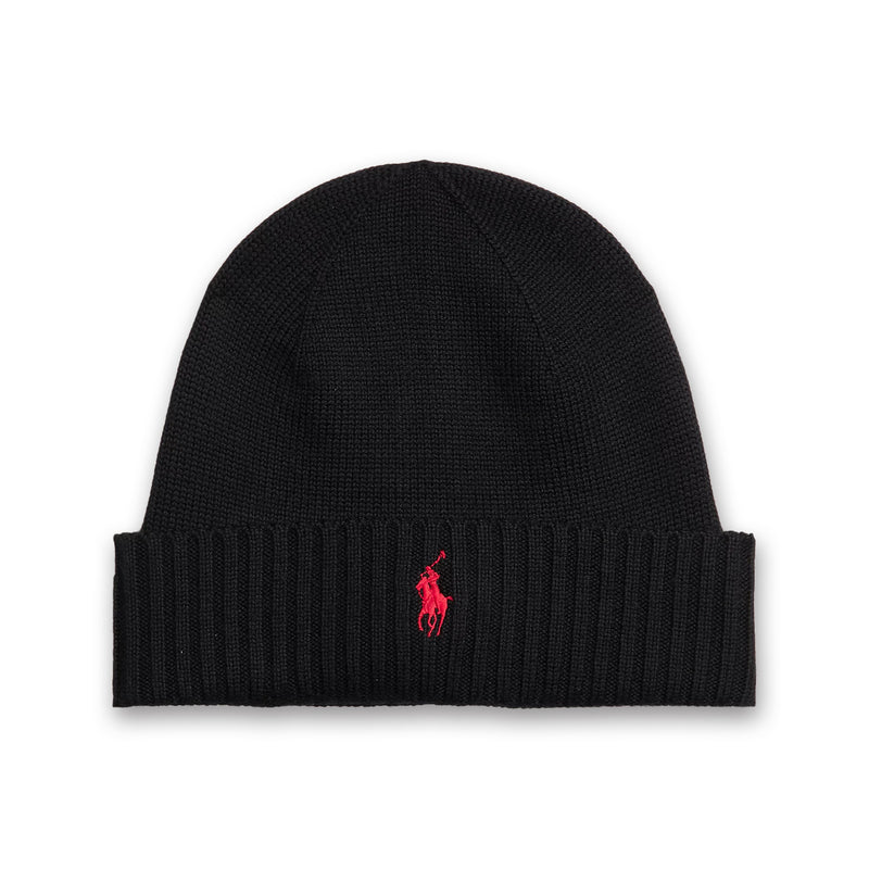 Ralph Lauren - Signature Wool Beanie in Black