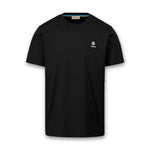 Sandbanks - Badge Logo T-Shirt in Black