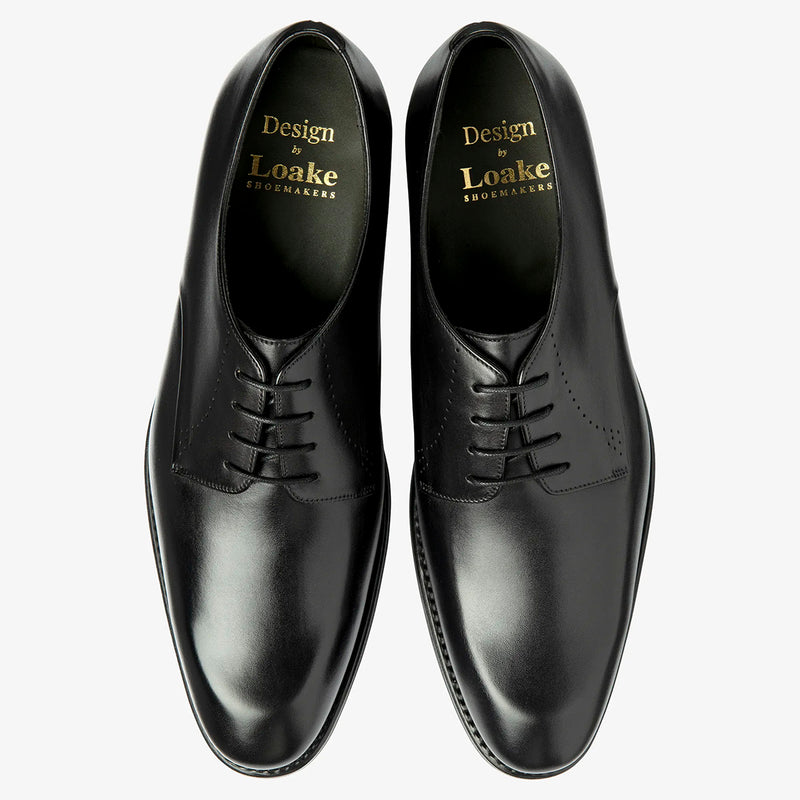 Loake - Gosling Derby Shoe in Black
