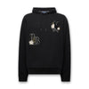 Psycho Bunny - Auguste Floral Patch Hoodie in Black - Nigel Clare