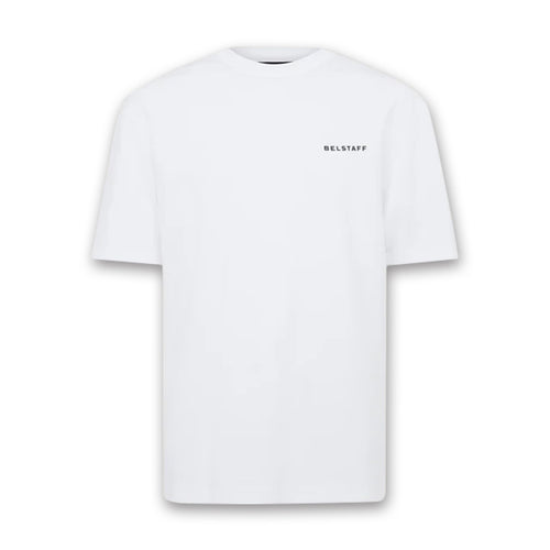 Belstaff - Border T-Shirt in White - Nigel Clare