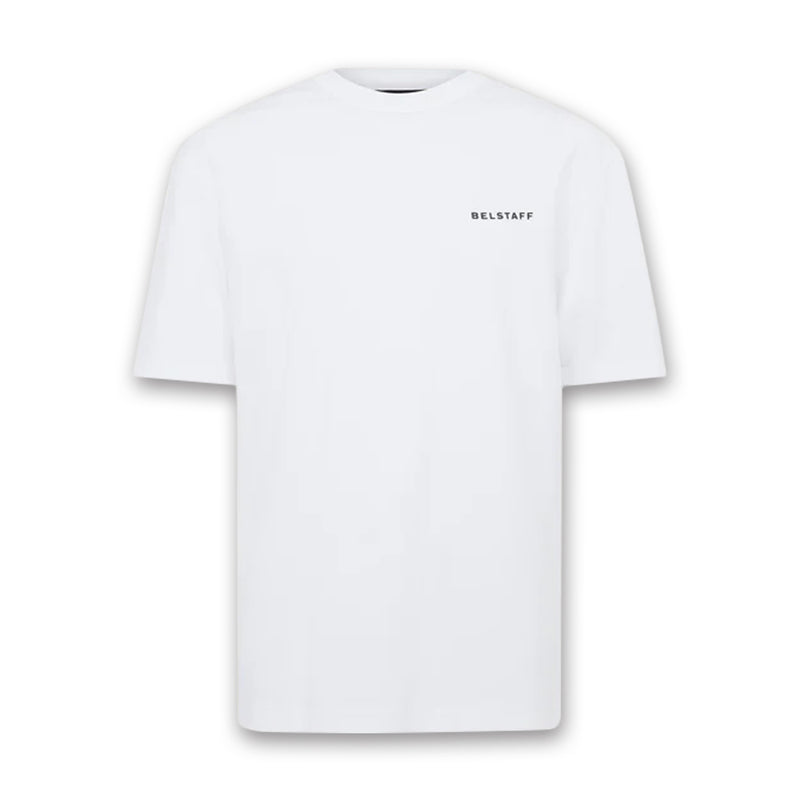 Belstaff - Border T-Shirt in White - Nigel Clare