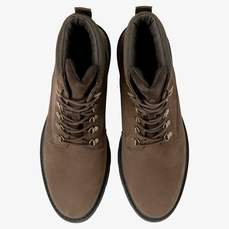 Loake - Nevis Nubuck Boot in Dark Brown