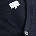 Norse Projects - Lambswool Cardigan in Dark Navy