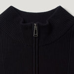 Belstaff - Commander 1/4 Zip Jumper in Black - Nigel Clare