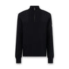 Belstaff - Commander 1/4 Zip Jumper in Black - Nigel Clare