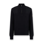 Belstaff - Commander 1/4 Zip Jumper in Black - Nigel Clare
