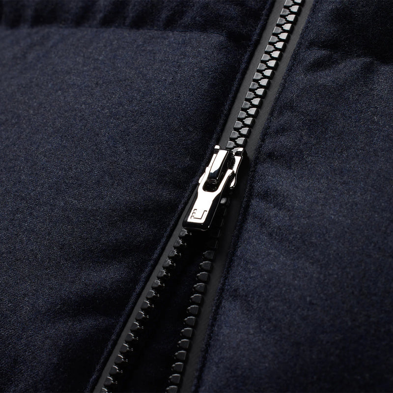 UBR - Concord Savile Parka in Navy Melange - Nigel Clare