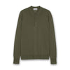 John Smedley - Cotswold Knit Polo in Mansfield Green - Nigel Clare