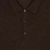 John Smedley - Cotswold Knit Polo in Truffle