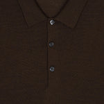 John Smedley - Cotswold Knit Polo in Truffle