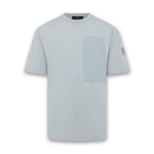 Belstaff - Cover T-Shirt in Quarry Blue - Nigel Clare