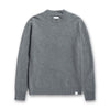 Norse Projects - Lambswool Crew Neck Sweater in Grey Melange