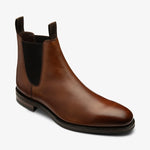 Loake - Emsworth Calf Leather Chelsea Boots in Cedar