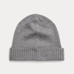 Ralph Lauren - Signature Wool Beanie in Fawn Grey Heather