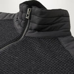 Belstaff - Kelby Zip Cardigan in Black/Charcoal