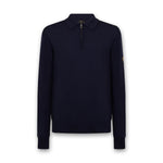 Belstaff - Kyle LS Merino Wool Polo in Dark Ink - Nigel Clare