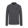 Belstaff - LS Polo in Charcoal Heather