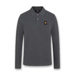 Belstaff - LS Polo in Charcoal Heather