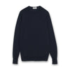 John Smedley - Marcus Crewneck in Midnight - Nigel Clare