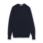 John Smedley - Marcus Crewneck in Midnight - Nigel Clare