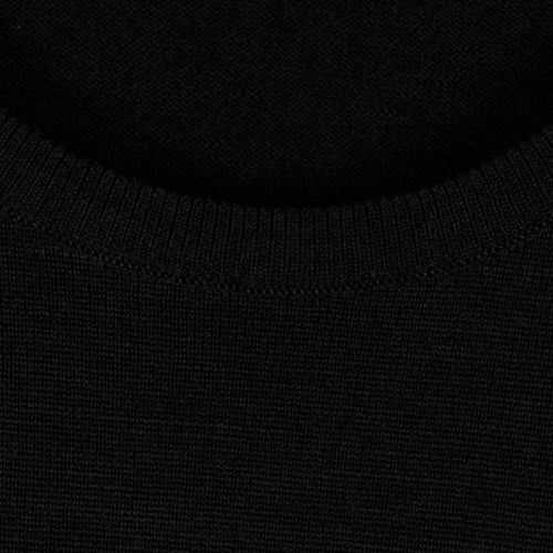 John Smedley - Marcus Knit Crew Sweater in Black