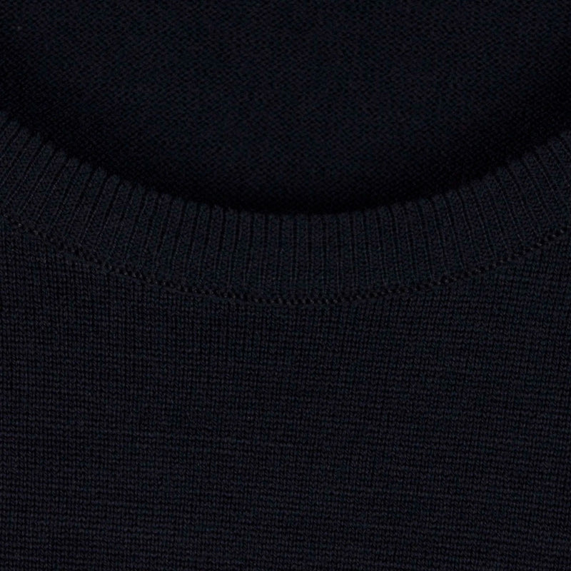 John Smedley - Marcus Knit Crew Sweater in Midnight