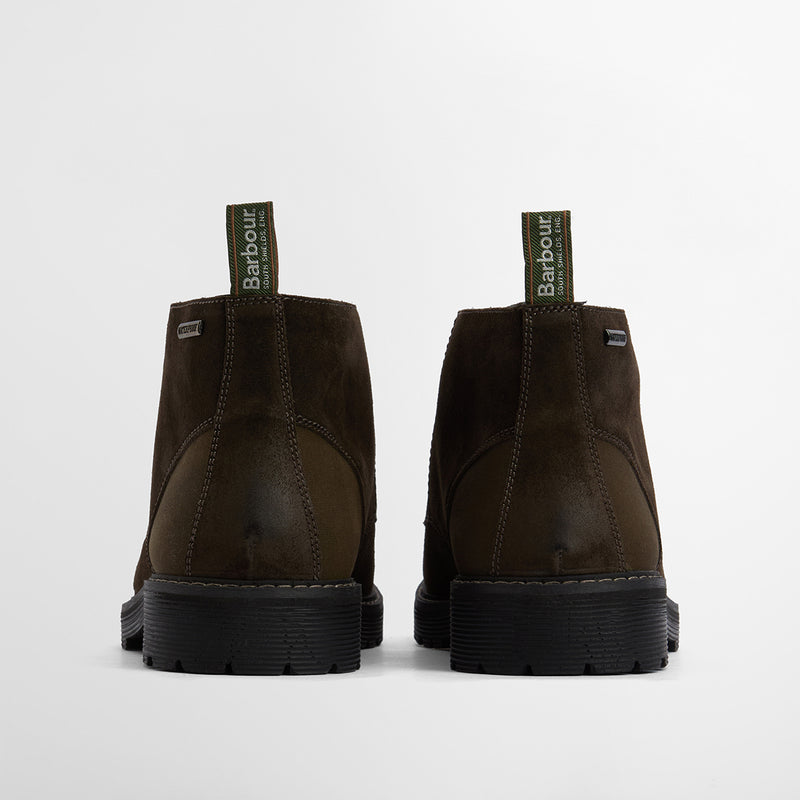 Barbour - Maxwell Chukka Boots in Oiled Brown Suede