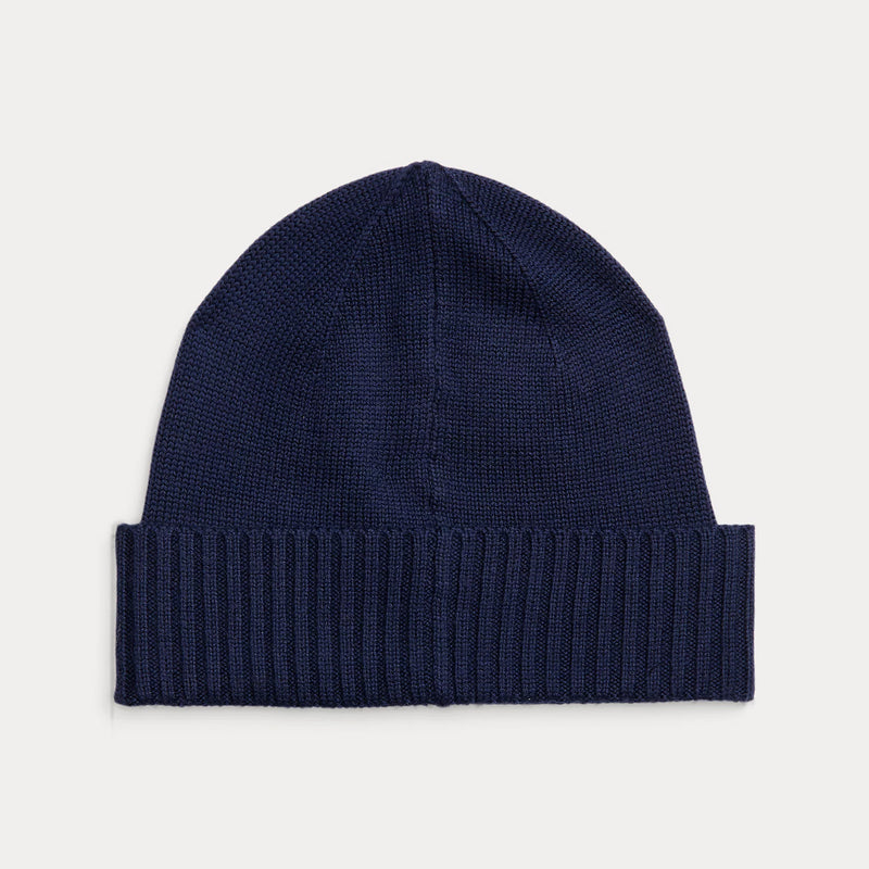 Ralph Lauren - Signature Wool Beanie in Hunter Navy