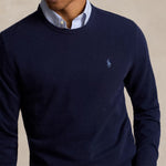 Ralph Lauren - Wool Crew Neck Jumper in Hunter Navy