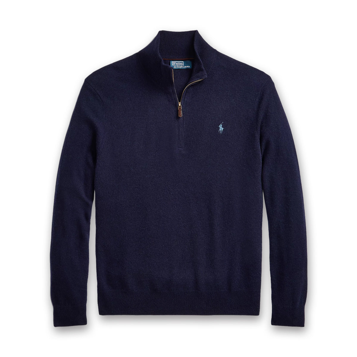 Ralph Lauren Wool 1 4 Zip Jumper in Hunter Navy Nigel Clare