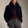 Ralph Lauren - Wool Blend Twill Peacoat in Navy