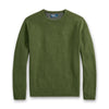 Ralph Lauren - Wool Crew Neck Jumper in Classic Olive Heather