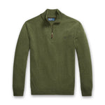 Ralph Lauren - Wool 1/4 Zip Jumper in Classic Olive Heather