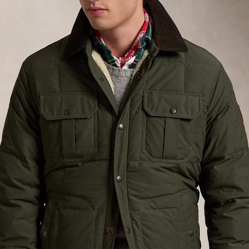 Ralph Lauren - Ripstop Down Shirt Jacket in Ranger Green