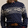 Ralph Lauren - Snowflake Cotton-Cashmere Sweater in Navy Combo